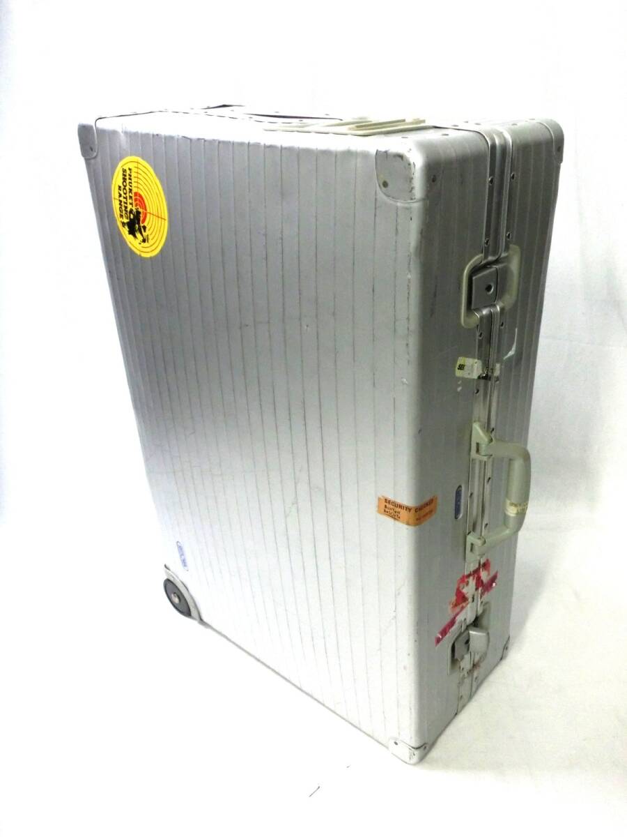 1000 иен старт чемодан RIMOWA Rimowa 948.77 серебряный 2 колесо примерно H78.5cmxW55cmxD25.5cm/6kg Carry путешествие путешествие TSD DD8006*