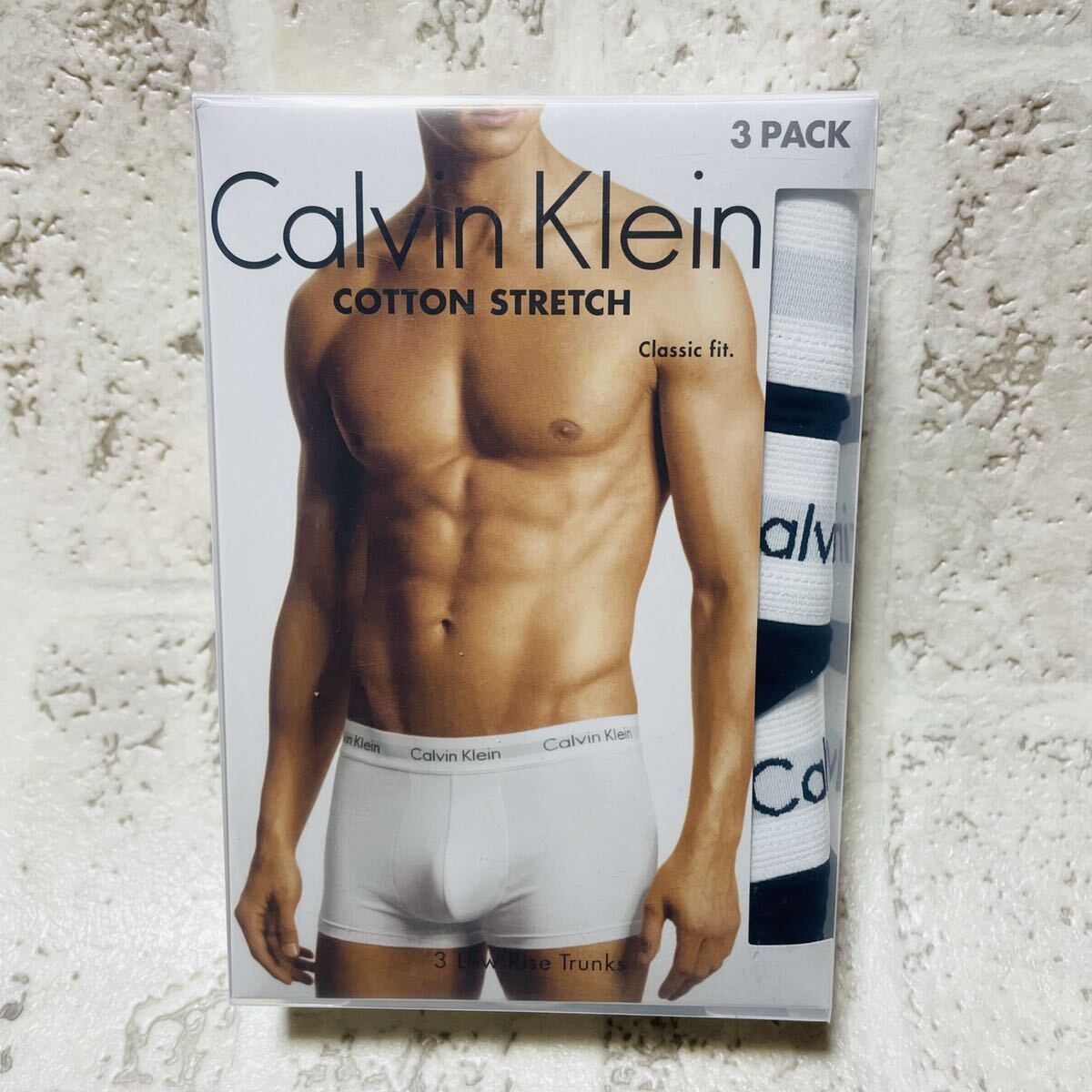 新品 正規品 CalvinKlein カルバンクライン ボクサーパンツ Mサイズ 3枚セット ブラック 6980_画像2