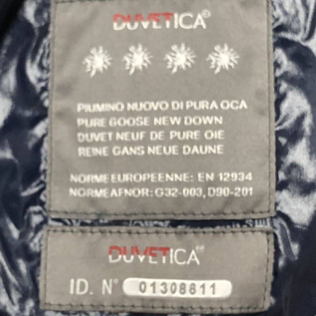 ■美品■DUVETICA デュベティカ　ダウンジャケット　ファー付き(取り外し可能) size40(M相当) ブルー　ダブルジッパー　レディース