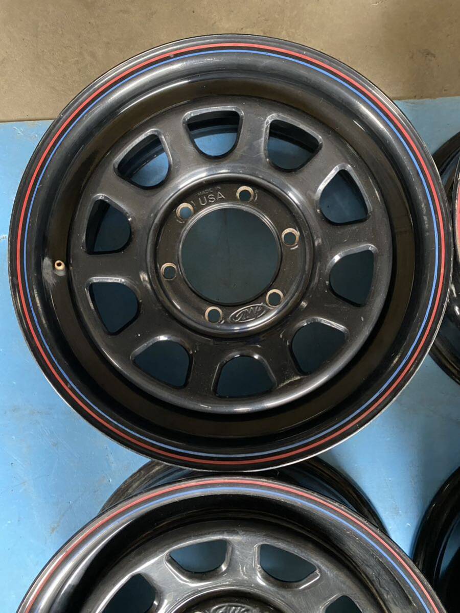 USA製 AWC 鉄ホイール4本　16×7J 6穴 PCD139.7 OFFSET実測約+37 ハブ径実測約108mm ハイエース_画像2