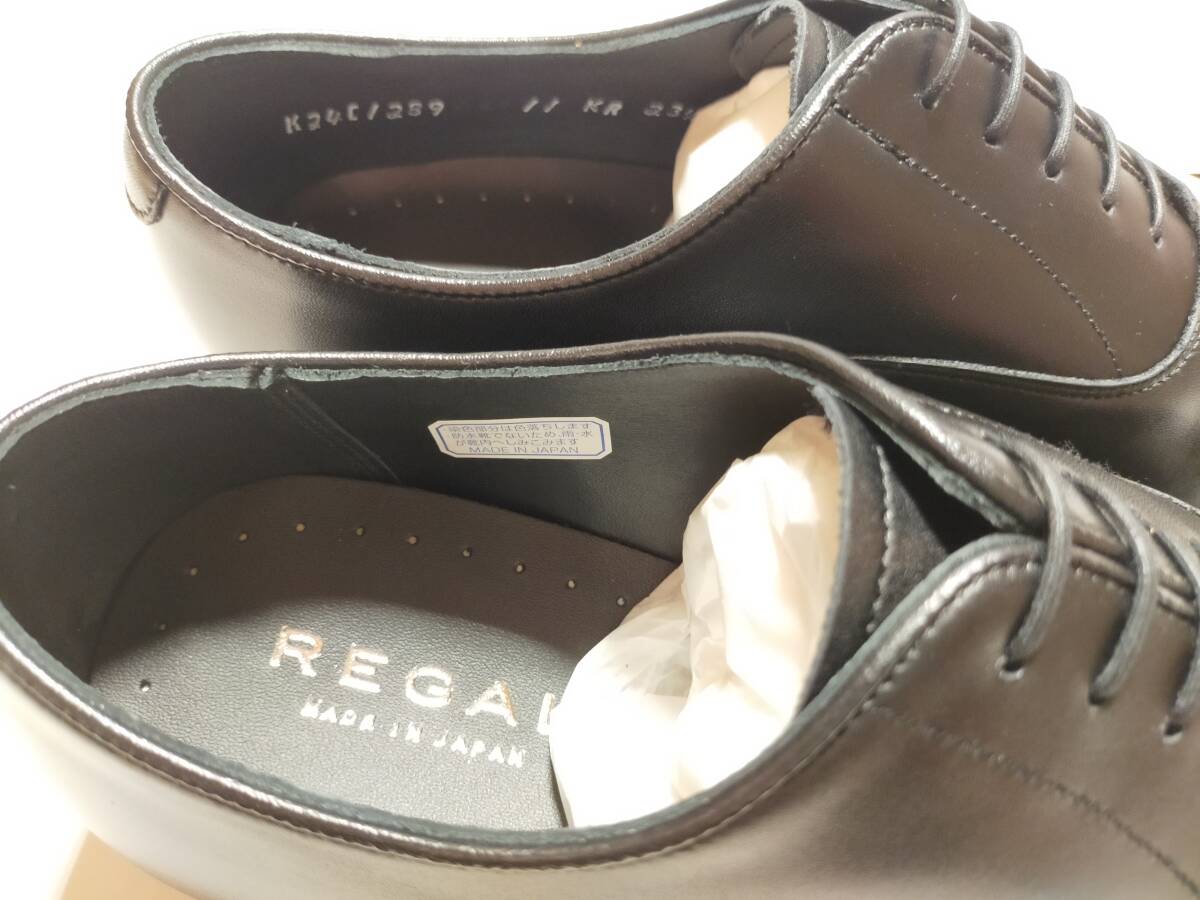 ☆REGAL 11KR ブラック 23.5 新品未使用 日本製 革靴 リーガル メンズ ビジネスシューズ 参考定価29,700円の画像6