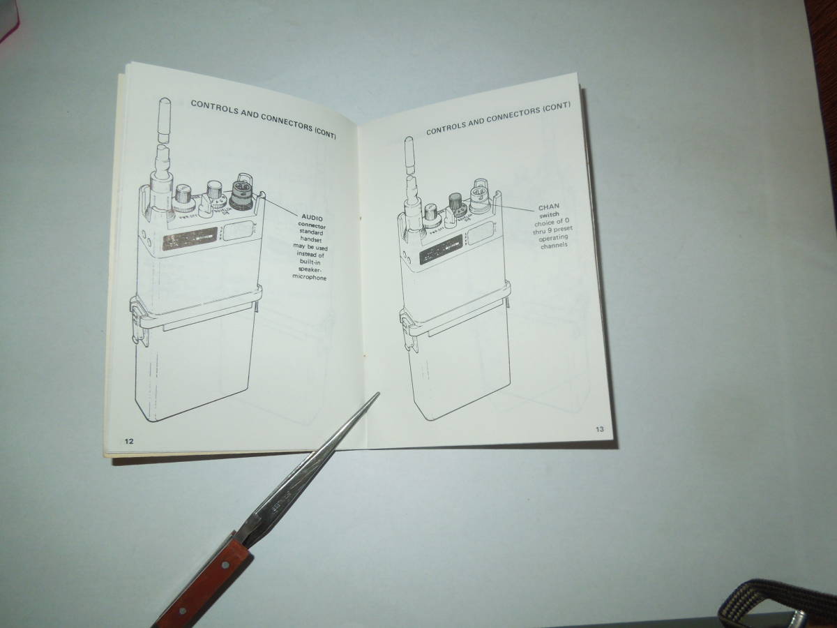 米軍用無線機PRC-68（30-79.95MHz） 操作用取説　未使用品　再入荷　　TM_画像5