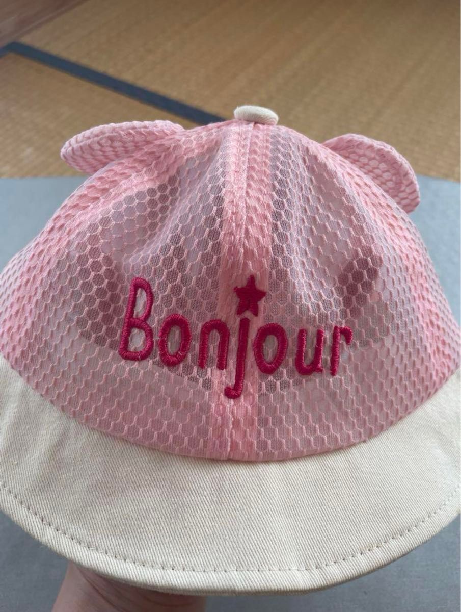 ベビーギャップ　赤ちゃん帽子　48㎝　コアラ 耳付き帽子 CAP キッズ 帽子 メッシュキャップ 子供
