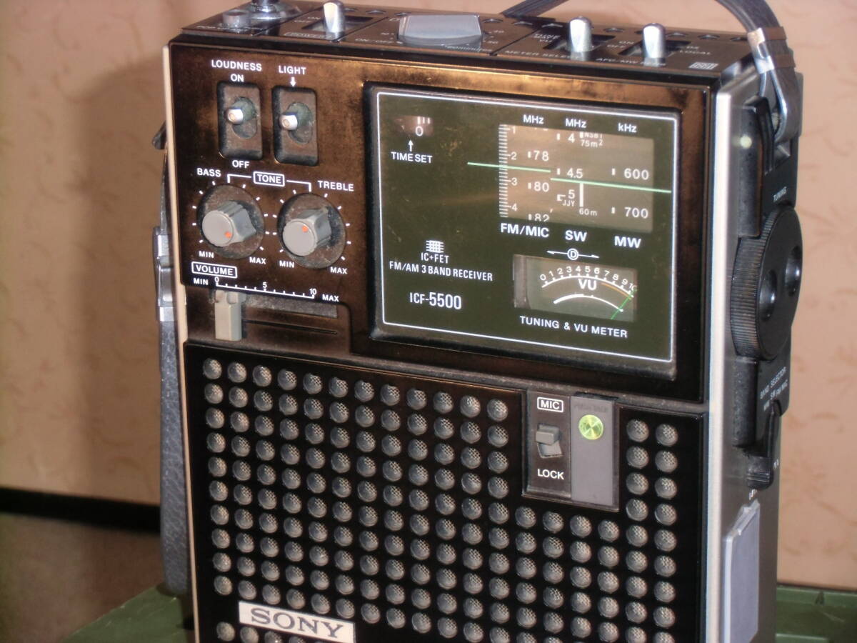 SONY ICF-5500 BCLラジオ　スカイセンサー_画像1