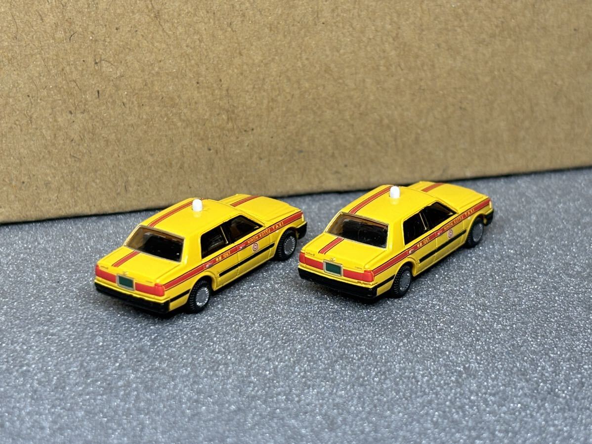  Tommy Tec car collection Japan traffic Toyota Crown taxi 2 pcs W103