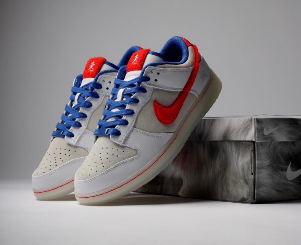 NIKE DUNK LOW Year of the Rabbit White Crimson Varsity Royal ナイキ ダンク ロー イヤー オブ ザ ラビット size 10 新品 兎年 28cm_画像1