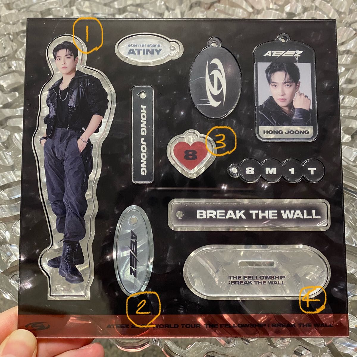 2022年 ATEEZ ホンジュン ACRYLIC KIT (アクリルスタンド 2022年 ATEEZ ホンジュン ACRYLIC KIT (アクリルスタンド