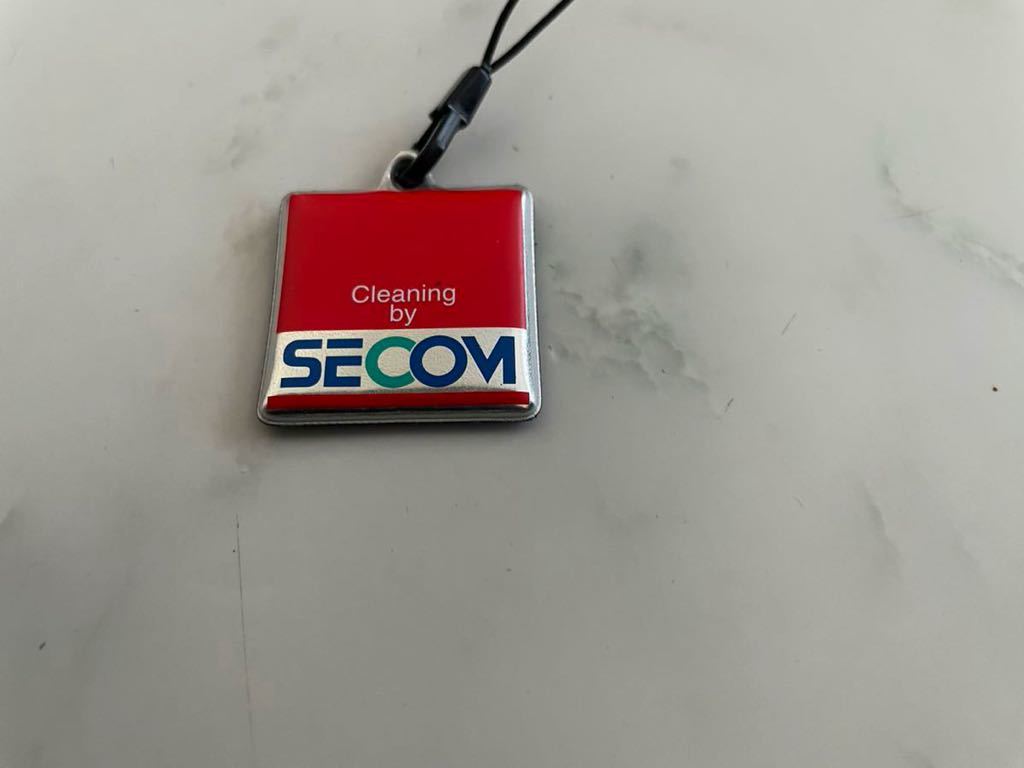 新品　SECOM セコム　携帯クリーナー　ストラップ　ノベルティ　非売品_画像2