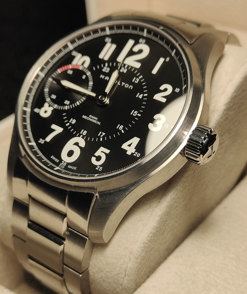 送料無料 完売品 Hamilton khaki officer mechanical ハミルトン カーキ オフィサー メカニカル 手巻き 腕時計 ジャズマスター Jazzmaster 