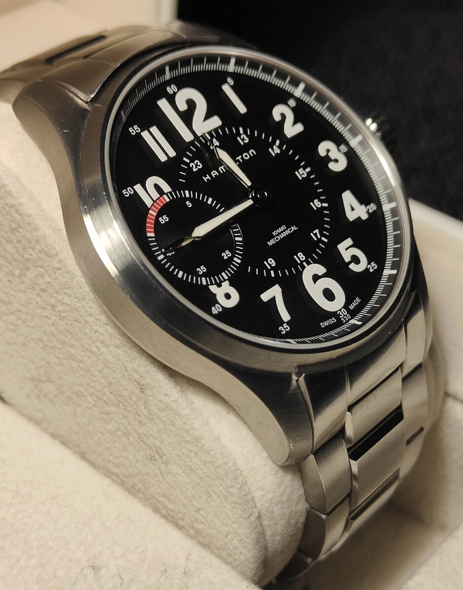 送料無料 完売品 Hamilton khaki officer mechanical ハミルトン カーキ オフィサー メカニカル 手巻き 腕時計 ジャズマスター Jazzmaster 