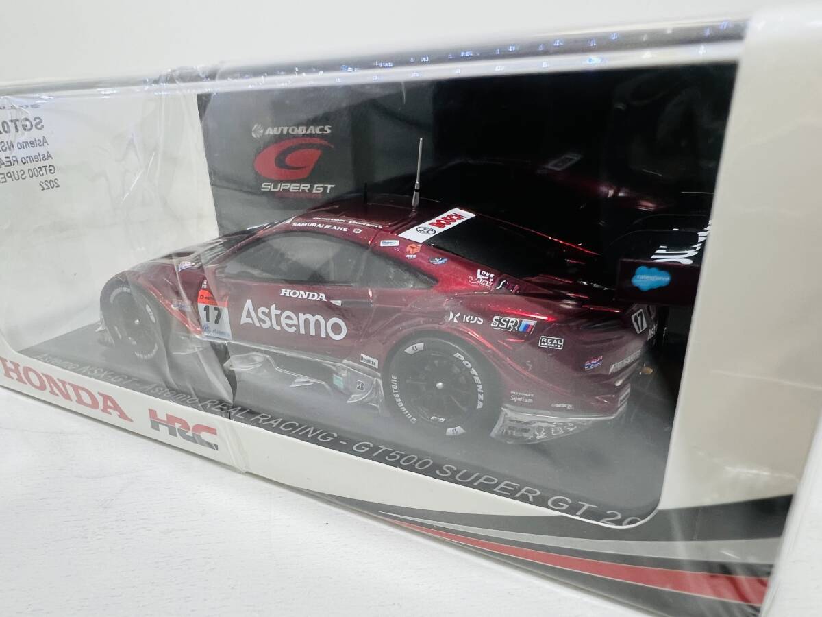スパーク spark 1/43 Astemo NSX-GT No.17 Astemo REAL RACING GT500 SUPER GT 2022【SGT026】_画像3