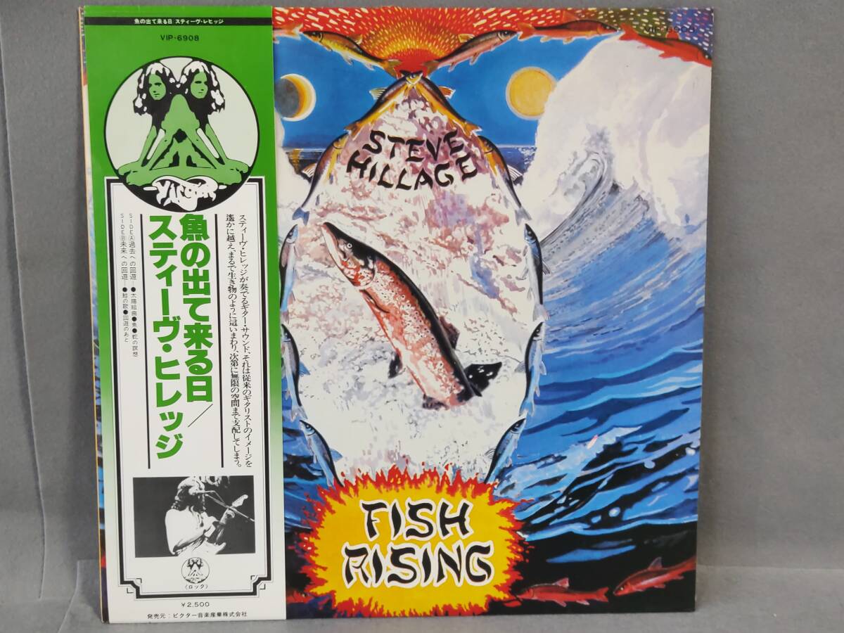 ■ LP スティーヴ・ヒレッジ 「Fish Rising / フィッシュライジング」 魚の出て来る日 VIP-6908 帯付きの画像1