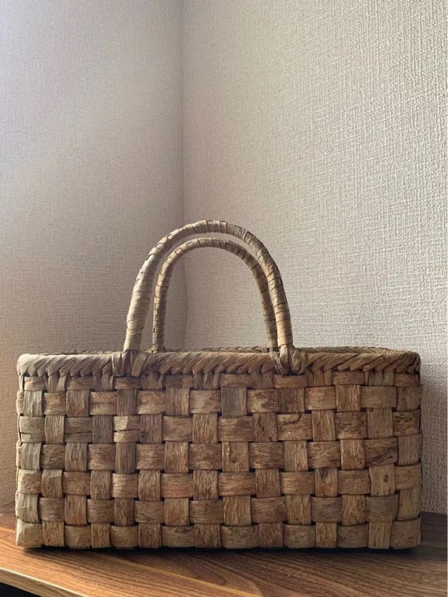 胡桃 くるみかごバッグ 手作り 胡桃籠バッグ クルミ表皮 内布 胡桃 くるみかごバッグ 手作り 胡桃籠バッグ クルミ表皮 内布