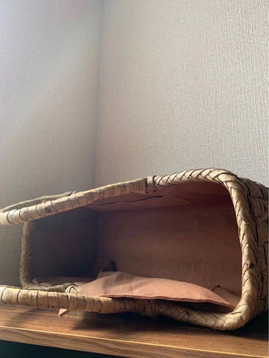 胡桃 くるみかごバッグ 手作り 胡桃籠バッグ クルミ表皮 内布 胡桃 くるみかごバッグ 手作り 胡桃籠バッグ クルミ表皮 内布