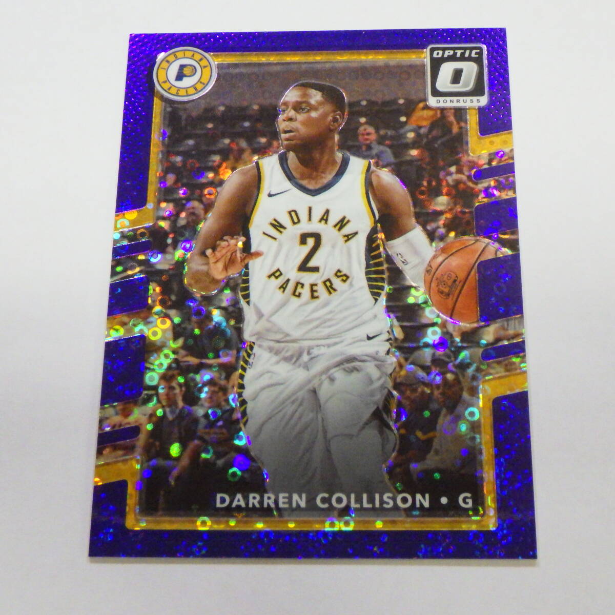 NBA カード DARREN COLLISON・G DONRUSS OPTIC NO.60 INDIANA PACERS 2017-18 PANINI ダレン・コリソン 059/155_画像1
