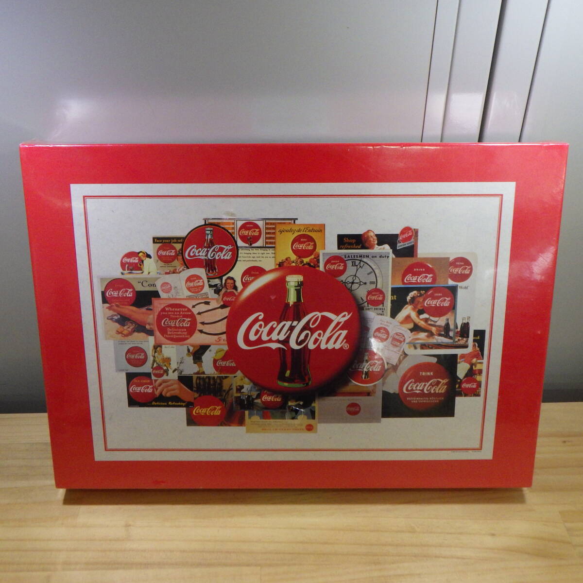 Coca-Cola コカ・コーラ 1000PCS ジグソーパズル コレクション レッド ディスク アイコンズ_画像1