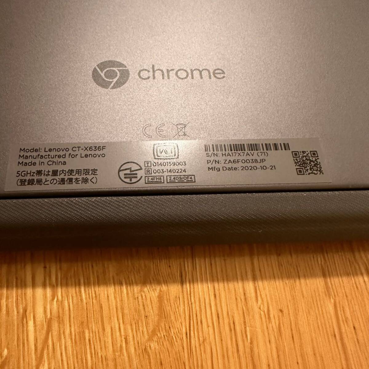 Chromebook IdeaPad Duet Lenovo CT-X636F タブレット ジャンク_画像6