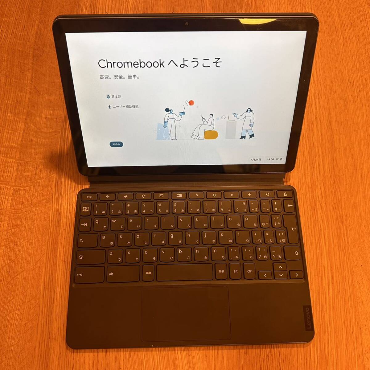 Chromebook IdeaPad Duet Lenovo CT-X636F タブレット ジャンク_画像1