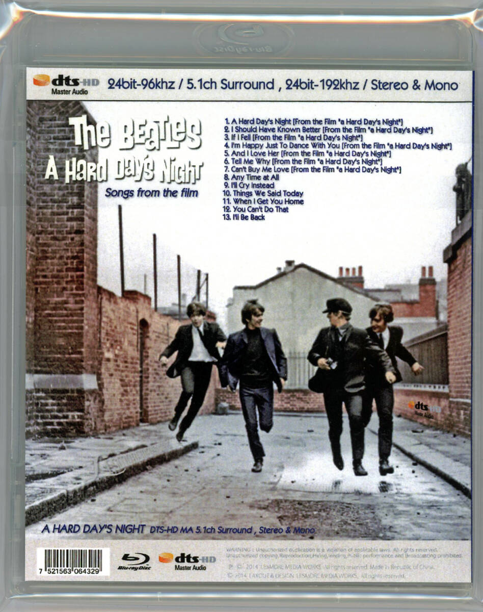 ビートルズ「A HARD DAY'S NIGHT」DTS-HD 新品未開封品 _画像2