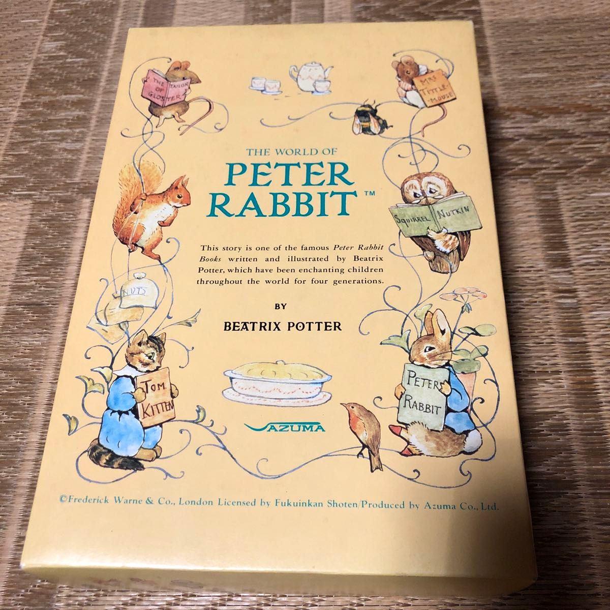 未使用☆PETER RABBIT ピーターラビット　ガラスのコップ　茶托　各5個