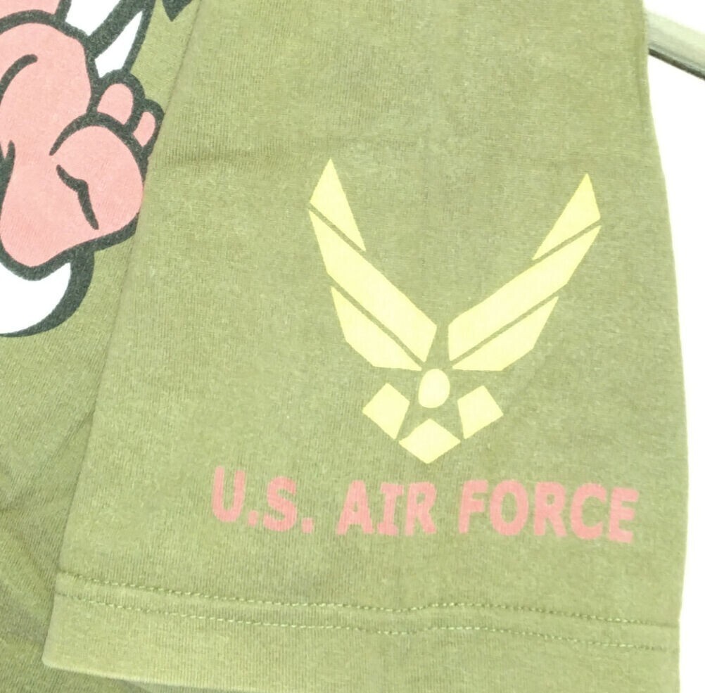 テッドマン　Tシャツ　44　ＸL　USAF 　オリーブドラブ　アメカジ エフ商会_画像3