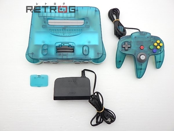  person ton dou64 body ( clear blue ) N64 Nintendo 64