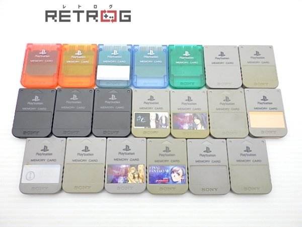 PS メモリーカードセット 20枚 PS1_画像1