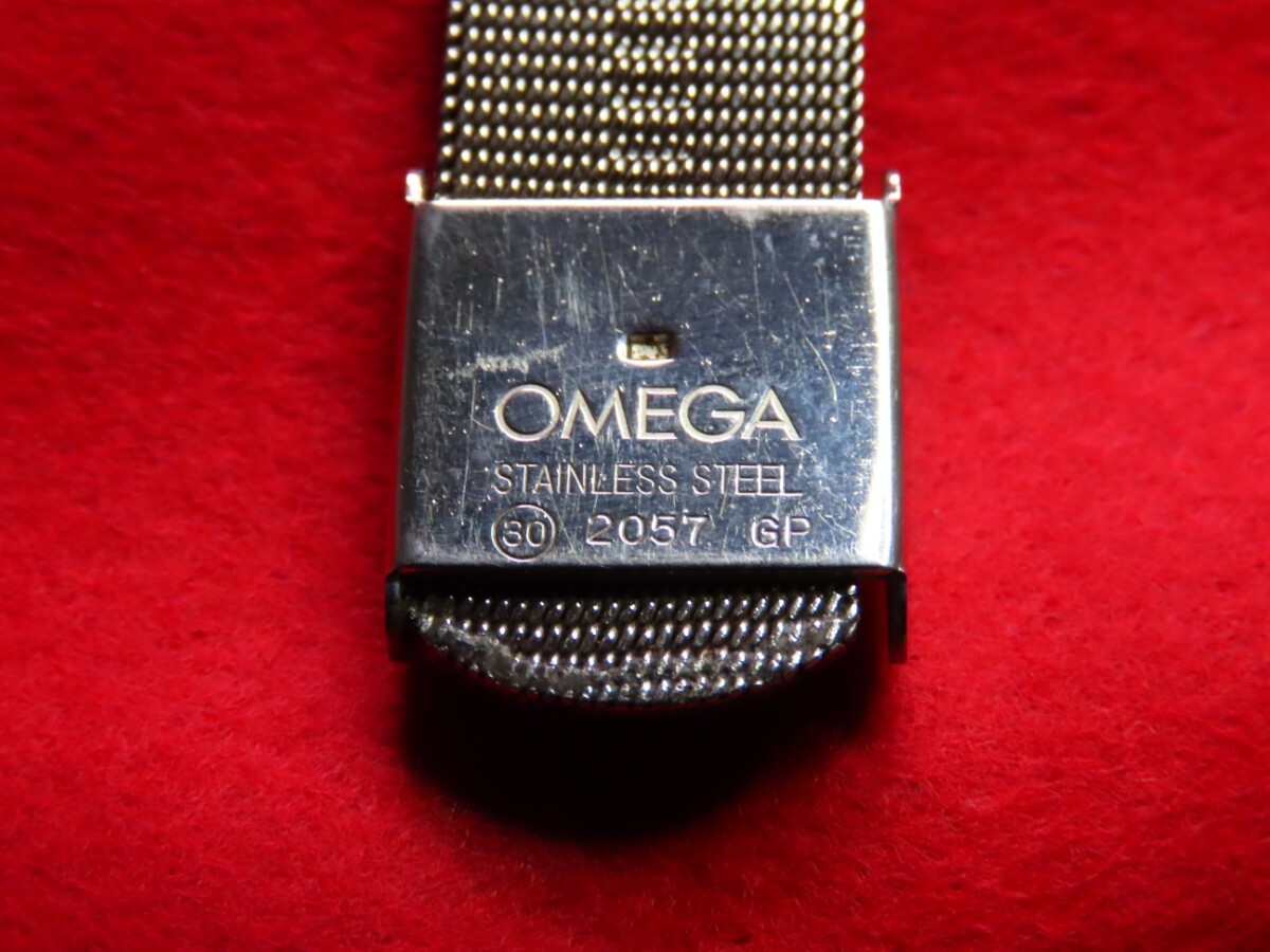 ■♪価格高騰! 資産価値！ 稼働 電池新品 メンズ ビンテージ 高級超レア！ OMEGA オメガ Deville デビル クオーツ ベルト純正_画像8