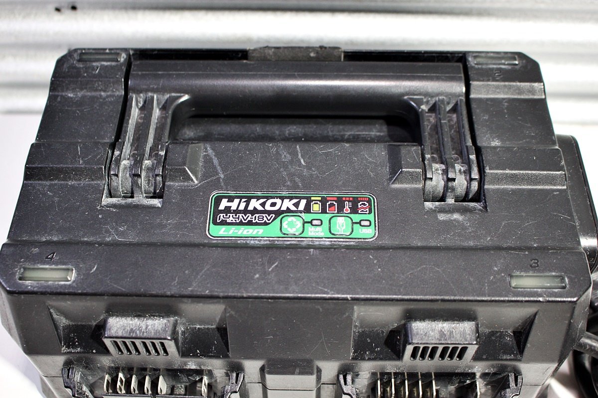 【中古】HiKOKI ハイコーキ マルチポート充電器 UC18YTSL 14.4V/18V/36Vマルチボルトバッテリー対応_画像2