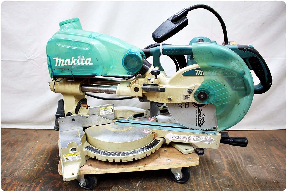 【中古】makita マキタ 216mm スライドマルノコ LS0814FL レーザー付_画像1