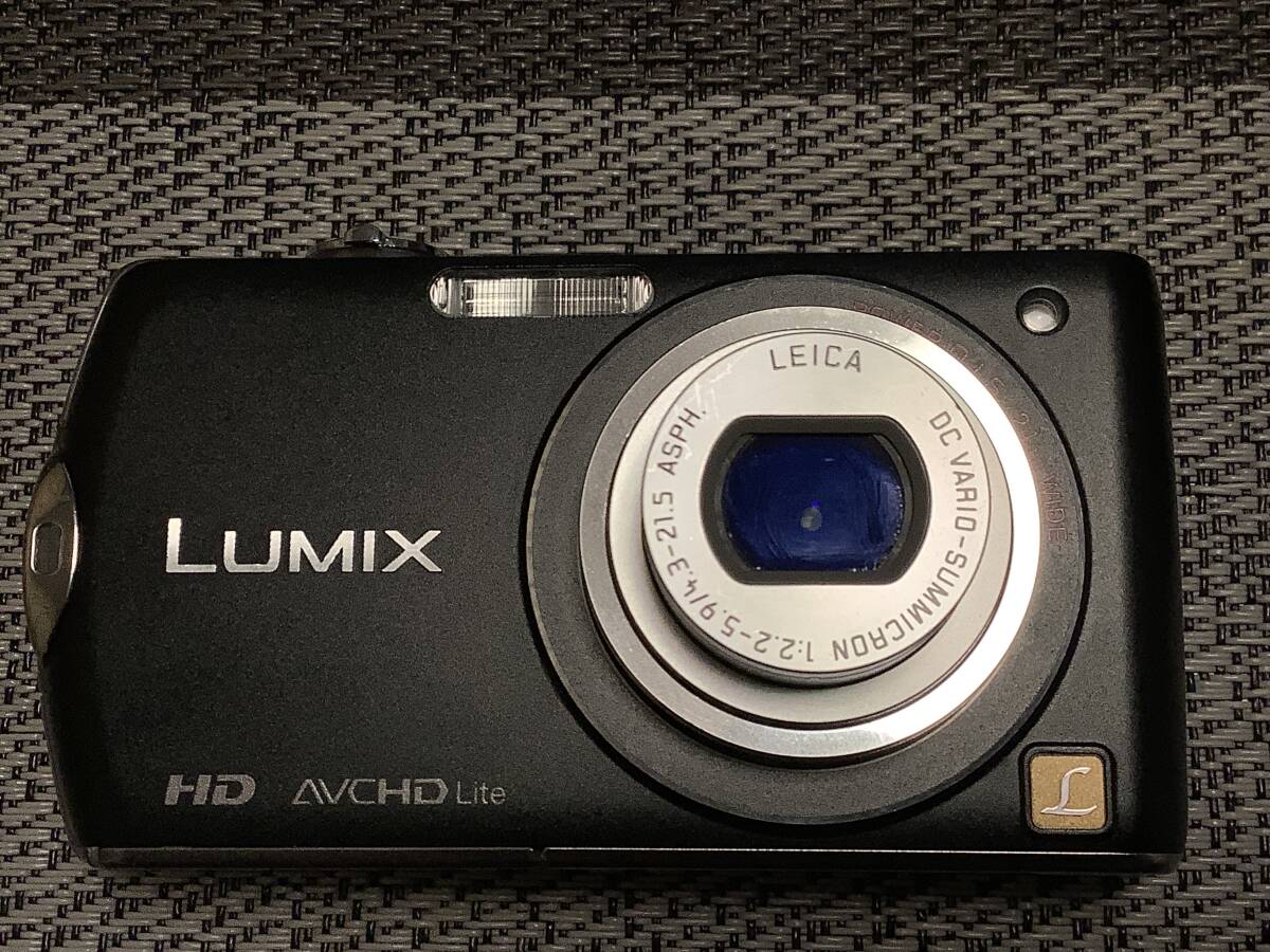 * прекрасный товар * Panasonic LUMIX FX70 LEICA( Leica ) линзы оборудован Panasonic Lumix темно синий teji