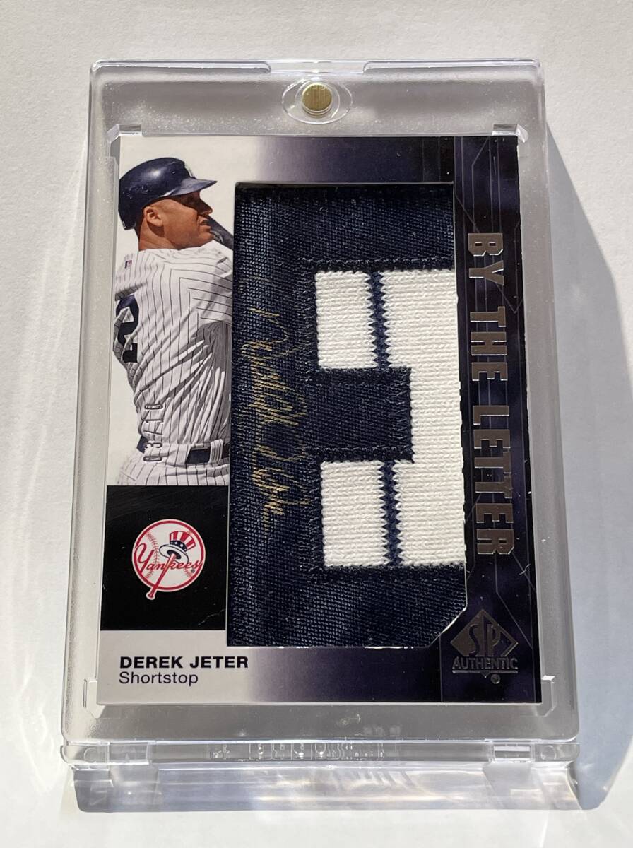 Derek Jeter 2008 UD SP Authentic By The Letter Auto 10枚限定！！デレク・ジーター 直筆サインカード！！ Yankees ヤンキース_画像1
