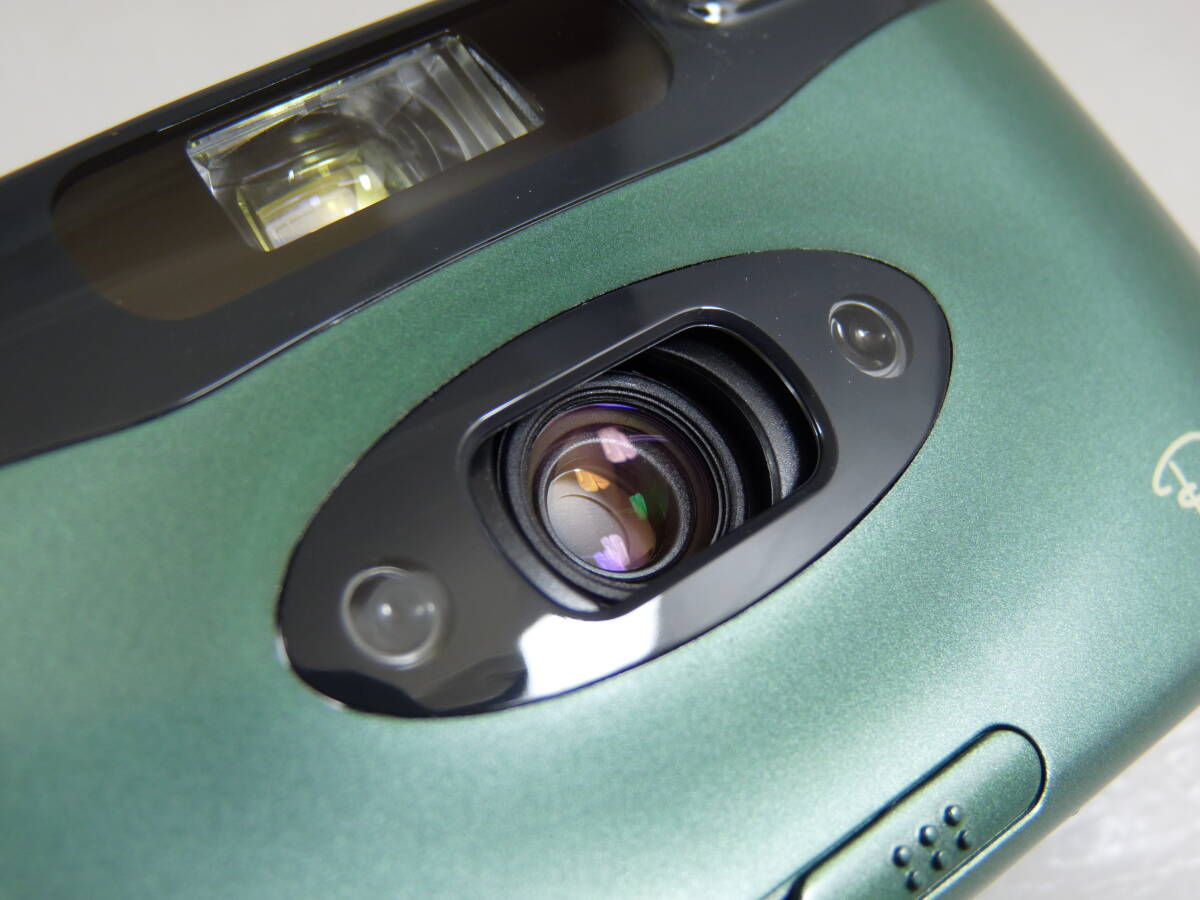[ unused new goods ]MINOLTA P\'s panorama camera original box manual other attaching green 