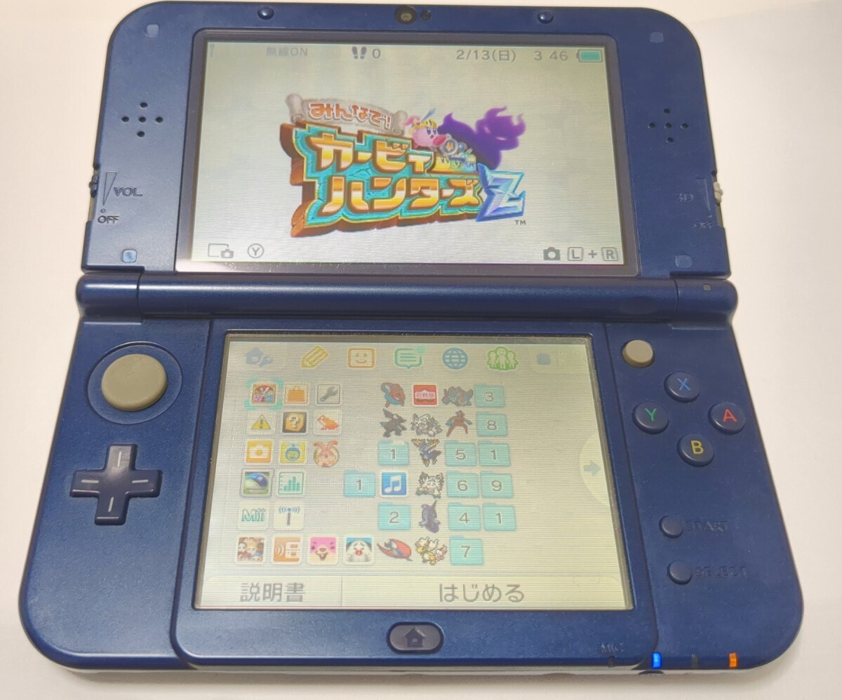 1円〜 動作未確認 ジャンク new ニンテンドー3DS LL メタリックブルー 本体_画像4