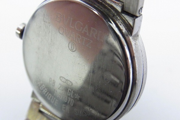 J546-J24-172◎ BVLGARI ブルガリ メンズ クォーツ 腕時計 現状品③◎_画像4