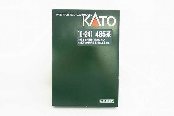 J125-J25-324 KATO カトー 10-241 485系 初期形 雷鳥 8両基本セット Nゲージ 鉄道模型 現状品③_画像1