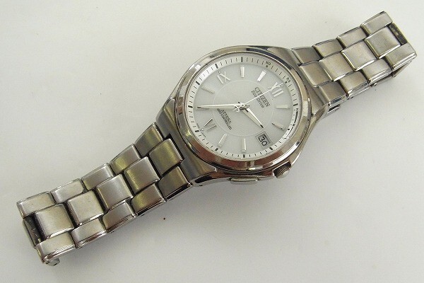 J427-J9-3362◎ CITIZEN シチズン ATTESA H110-T011331 メンズ クォーツ 腕時計 現状品① ◎の画像3