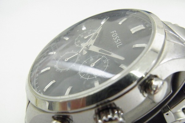 J409-J9-3303◎ FOSSIL フォッシル メンズ クォーツ 腕時計 現状品① ◎の画像2