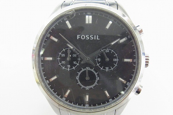 J409-J9-3303◎ FOSSIL フォッシル メンズ クォーツ 腕時計 現状品① ◎の画像1