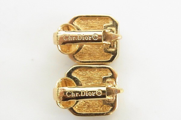 J651-Y32-1043* Christian Dior Christian Dior серьги женский текущее состояние товар ③*