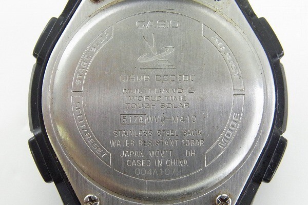 J391-J26-84* CASIO Casio WVQ-N410 мужской кварц наручные часы текущее состояние товар ① *