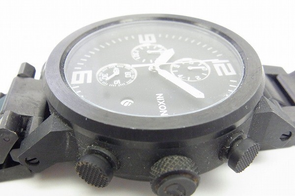 J359-Y33-34◎ NIXON ニクソン メンズ クォーツ 腕時計 現状品① ◎の画像2