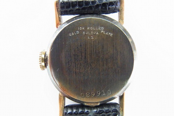 J344-J12-2680◎ BULOVA ブローバ レディース 手巻き 腕時計 現状品① ◎の画像4