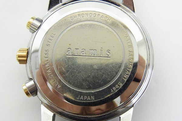 J776-J12-2810◎ Aramis アラミス メンズ クォーツ 腕時計 現状品① ◎の画像4