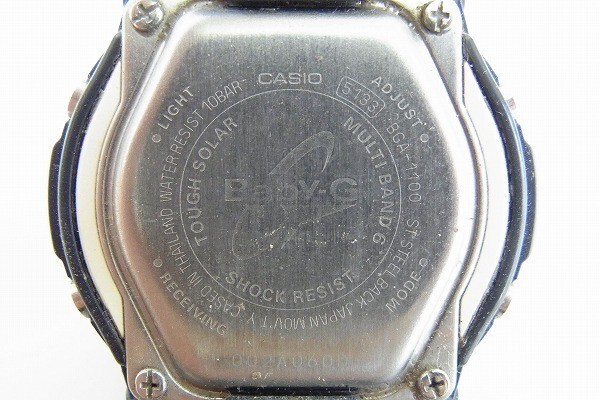 J753-J16-2048◎ CASIO カシオ Baby-G BGA-1100 レディース クォーツ 腕時計 現状品① ◎の画像4