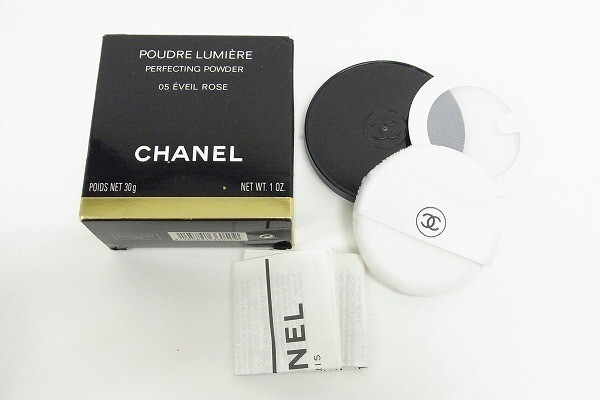 J741-J10-3515◎ CHANEL シャネル プードゥル ルミエール 05 エヴェイユローズ フェイスパウダー コスメ 未使用 現状品③◎の画像2