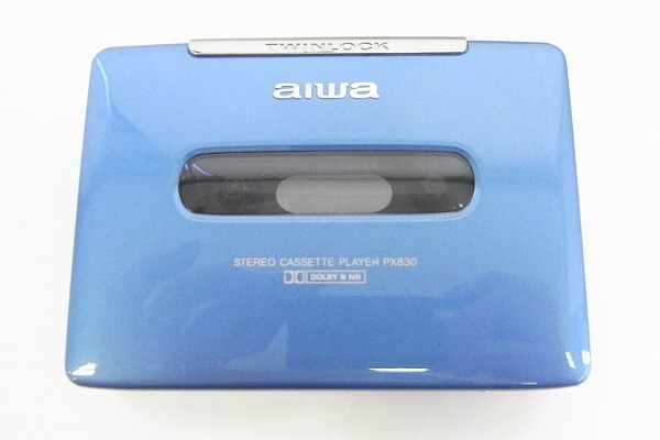 K620-J25-227◎ AIWA アイワ カセットプレイヤー PX830 現状品③◎_画像1