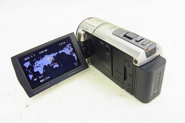 K043-Y32-1184 SONY ソニー HDR-CX590V デジタルビデオカメラ 通電確認済み 現状品③_画像5
