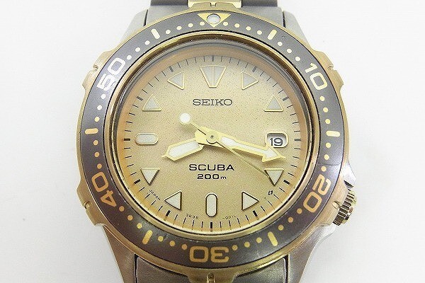 K562-Y20-2580◎ Seiko セイコー 3E35-0010 レディース クォーツ 腕時計 現状品① ◎_画像1