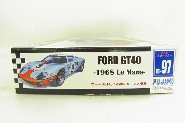 K030-Y30-1311 未開封 FUJIMI フジミ FORD GT40 1968 LE MANS プラモデル 現状品③＠_画像3